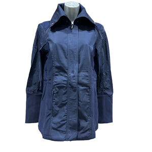NWT Anatomie Travel City Slick Jacket in Navy size large retail $348